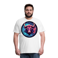 Thumbnail for Men's Mystic Taurus Premium T-Shirt - white