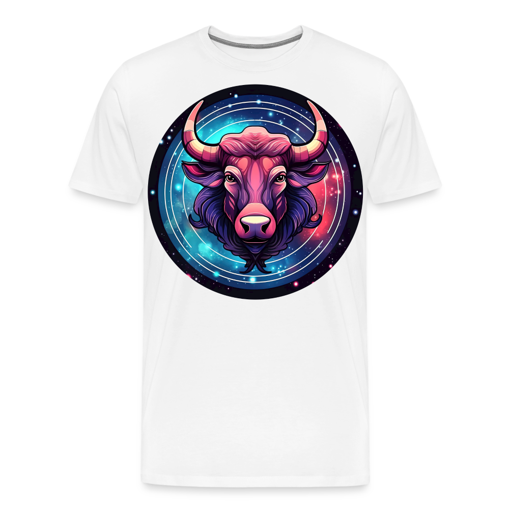 Men's Mystic Taurus Premium T-Shirt - white