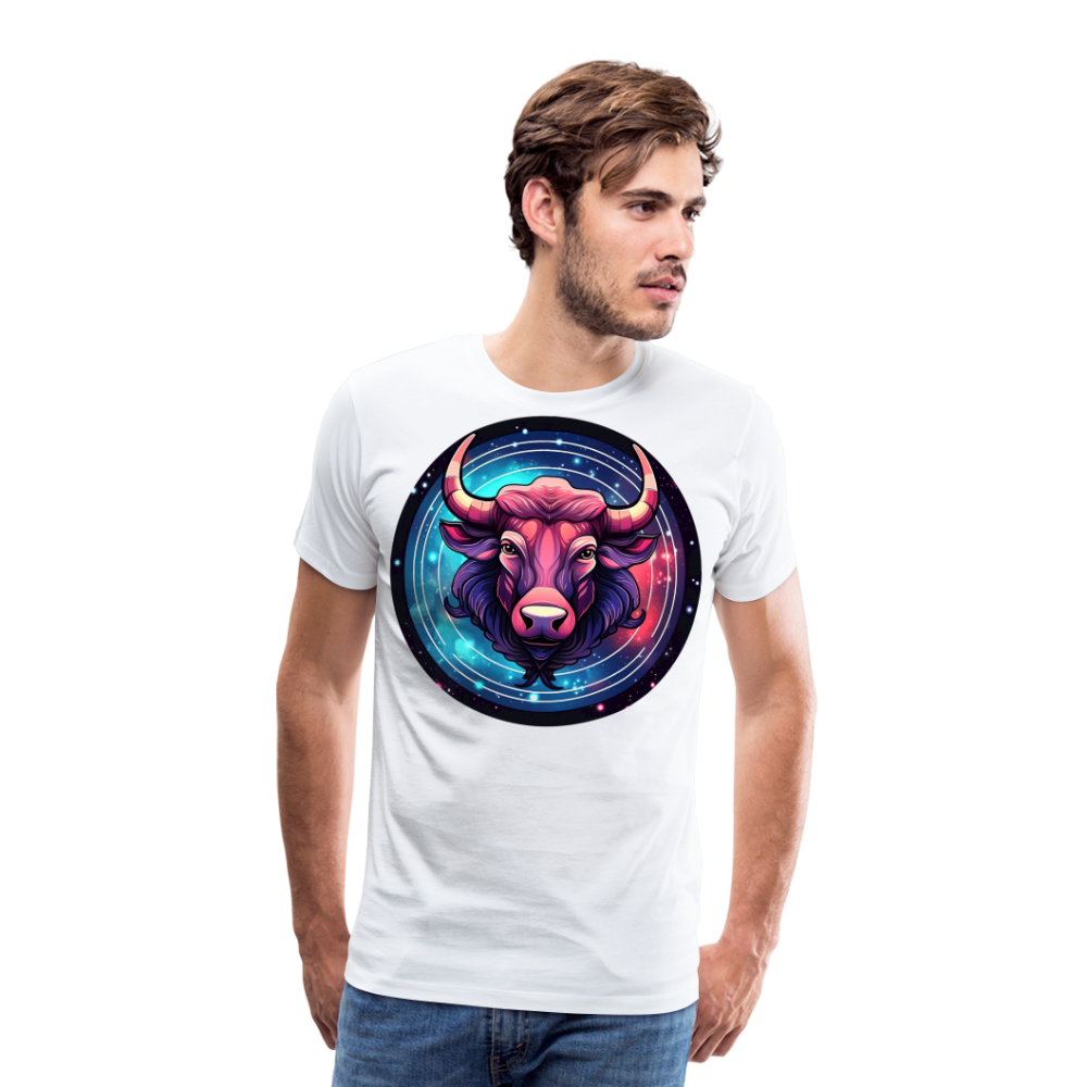 Men's Mystic Taurus Premium T-Shirt - white