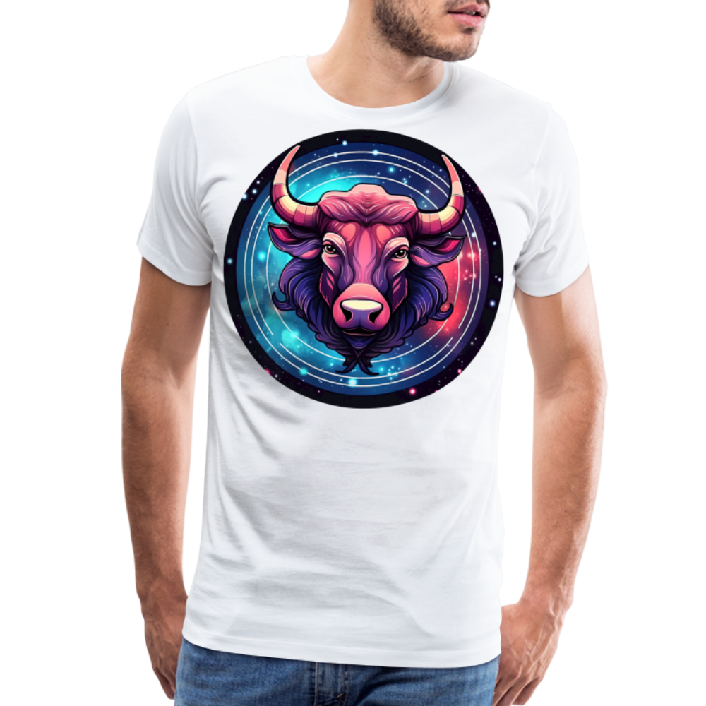 Men's Mystic Taurus Premium T-Shirt - white