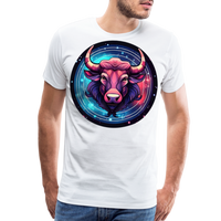 Thumbnail for Men's Mystic Taurus Premium T-Shirt - white