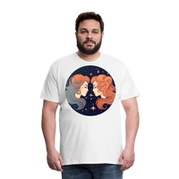 Thumbnail for Men's Mystic Gemini Premium T-Shirt - white