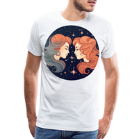 Thumbnail for Men's Mystic Gemini Premium T-Shirt - white