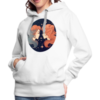 Thumbnail for Women’s Mystic Gemini Premium Hoodie - white