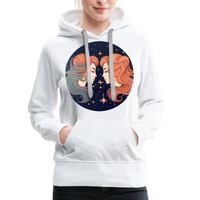 Thumbnail for Women’s Mystic Gemini Premium Hoodie - white