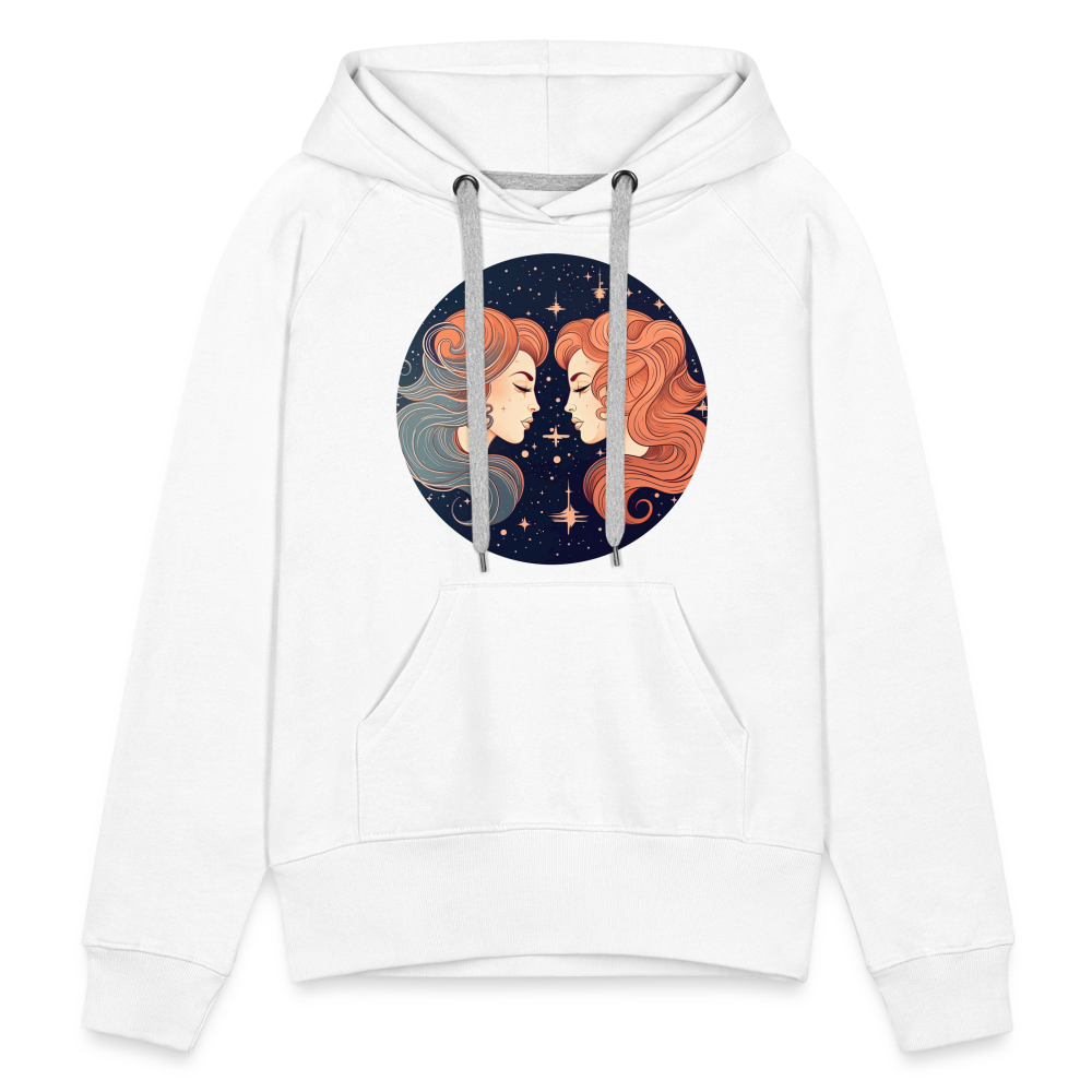 Women’s Mystic Gemini Premium Hoodie - white