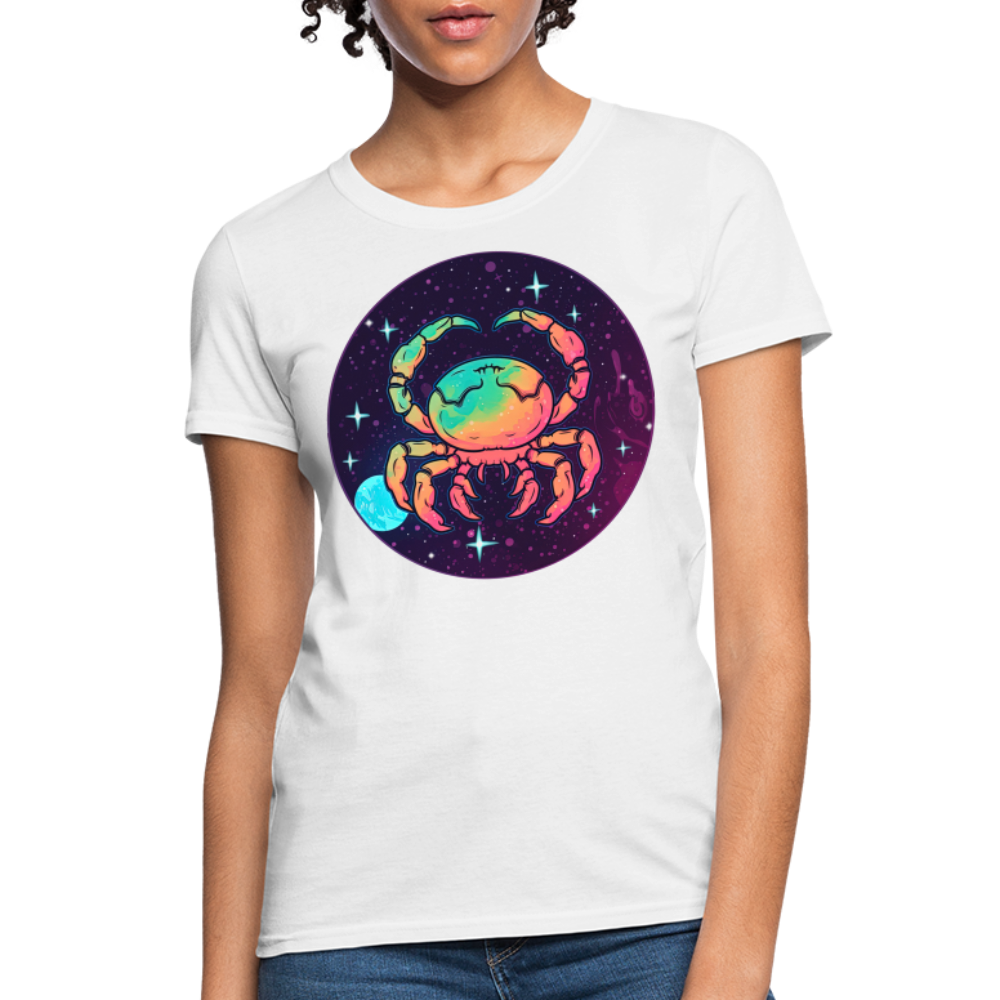 Women's Mystic Cancer T-Shirt - white