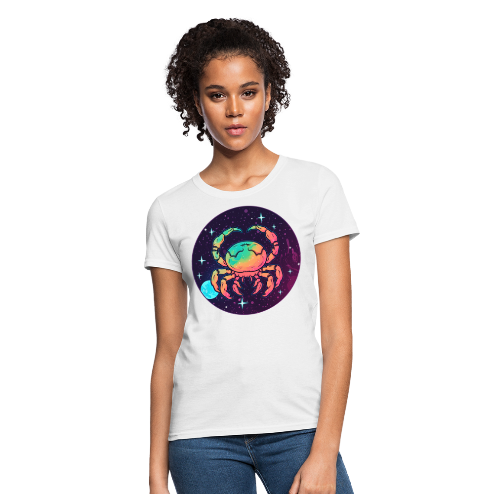 Women's Mystic Cancer T-Shirt - white