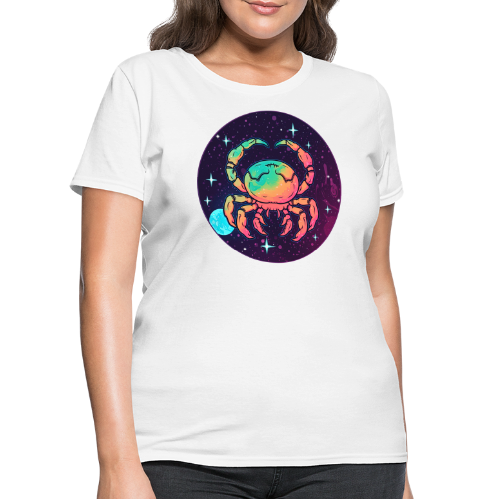 Women's Mystic Cancer T-Shirt - white