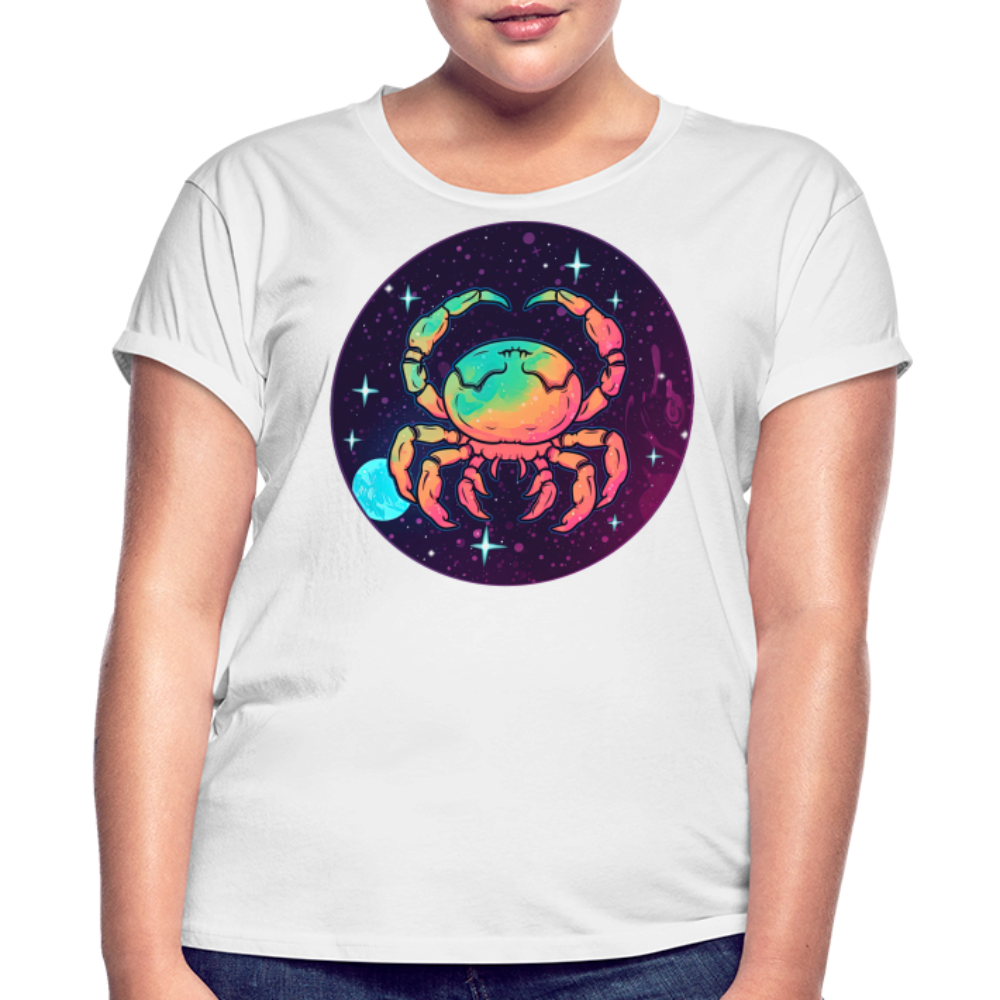 Women's Mystic Cancer Relaxed Fit T-Shirt - white