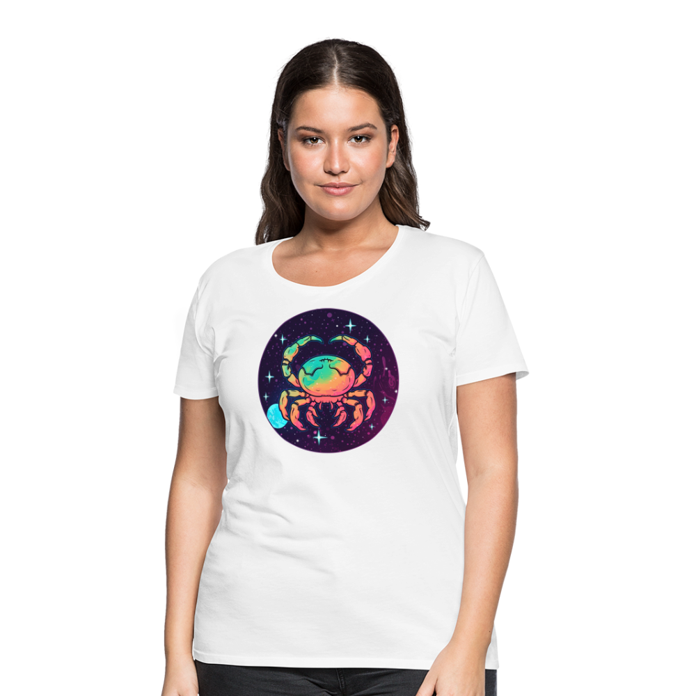 Women’s Mystic Cancer Premium T-Shirt - white