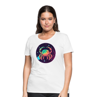 Thumbnail for Women’s Mystic Cancer Premium T-Shirt - white