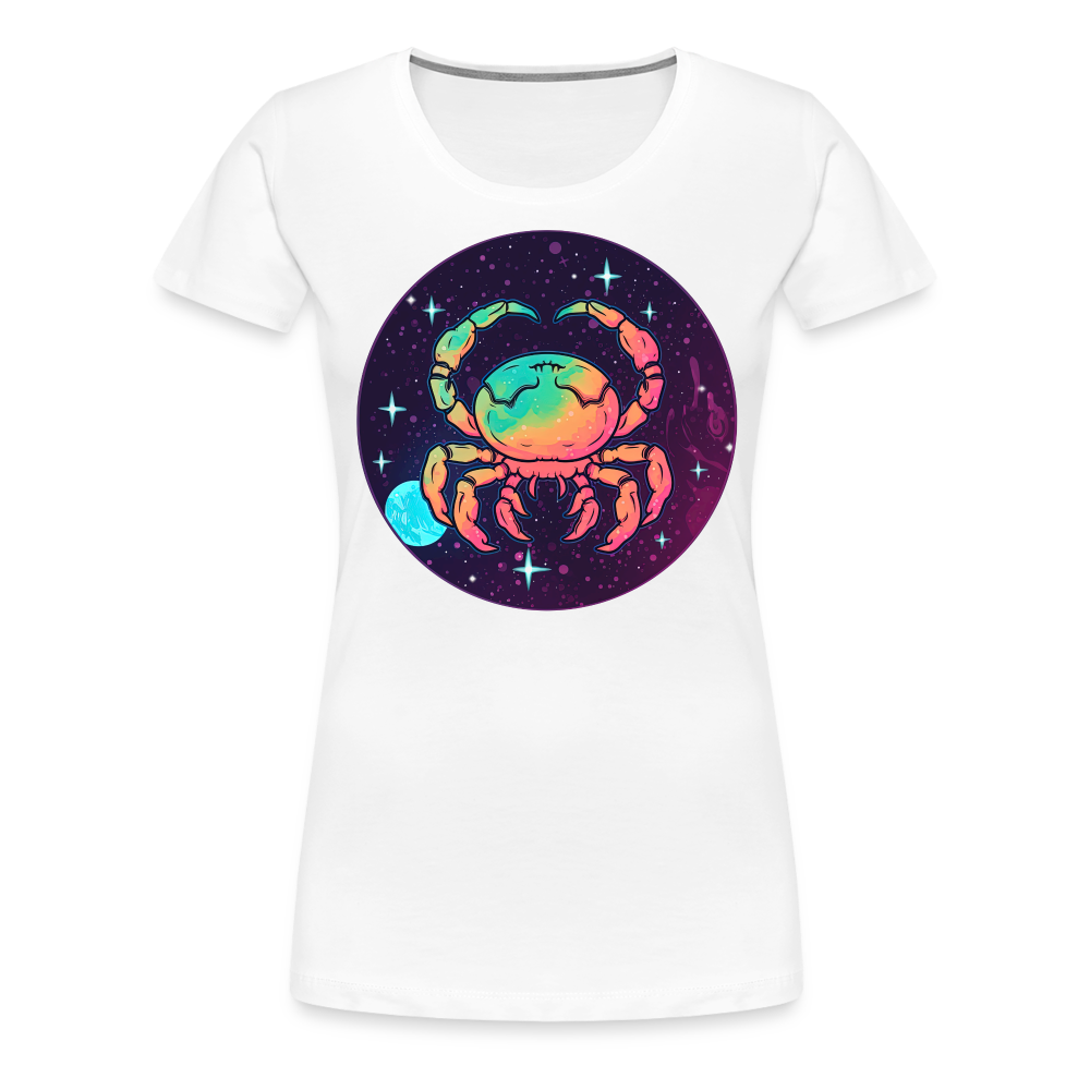 Women’s Mystic Cancer Premium T-Shirt - white