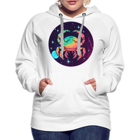 Thumbnail for Women’s Mystic Cancer Premium Hoodie - white