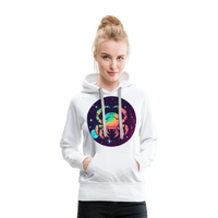 Thumbnail for Women’s Mystic Cancer Premium Hoodie - white