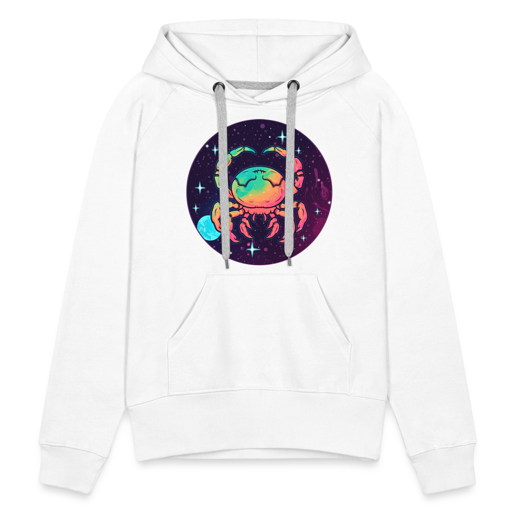 Women’s Mystic Cancer Premium Hoodie - white