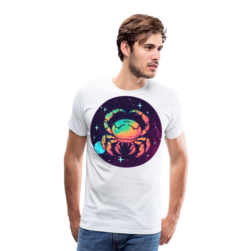 Men's Mystic Cancer Premium T-Shirt - white