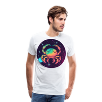 Thumbnail for Men's Mystic Cancer Premium T-Shirt - white