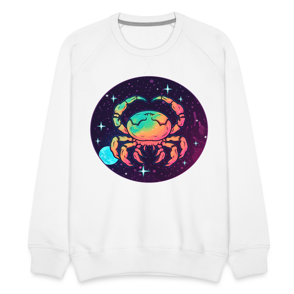 Men’s Mystic Cancer Premium Sweatshirt - white