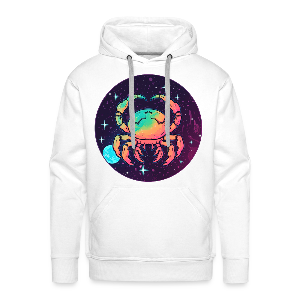 Men’s Mystic Cancer Premium Hoodie - white