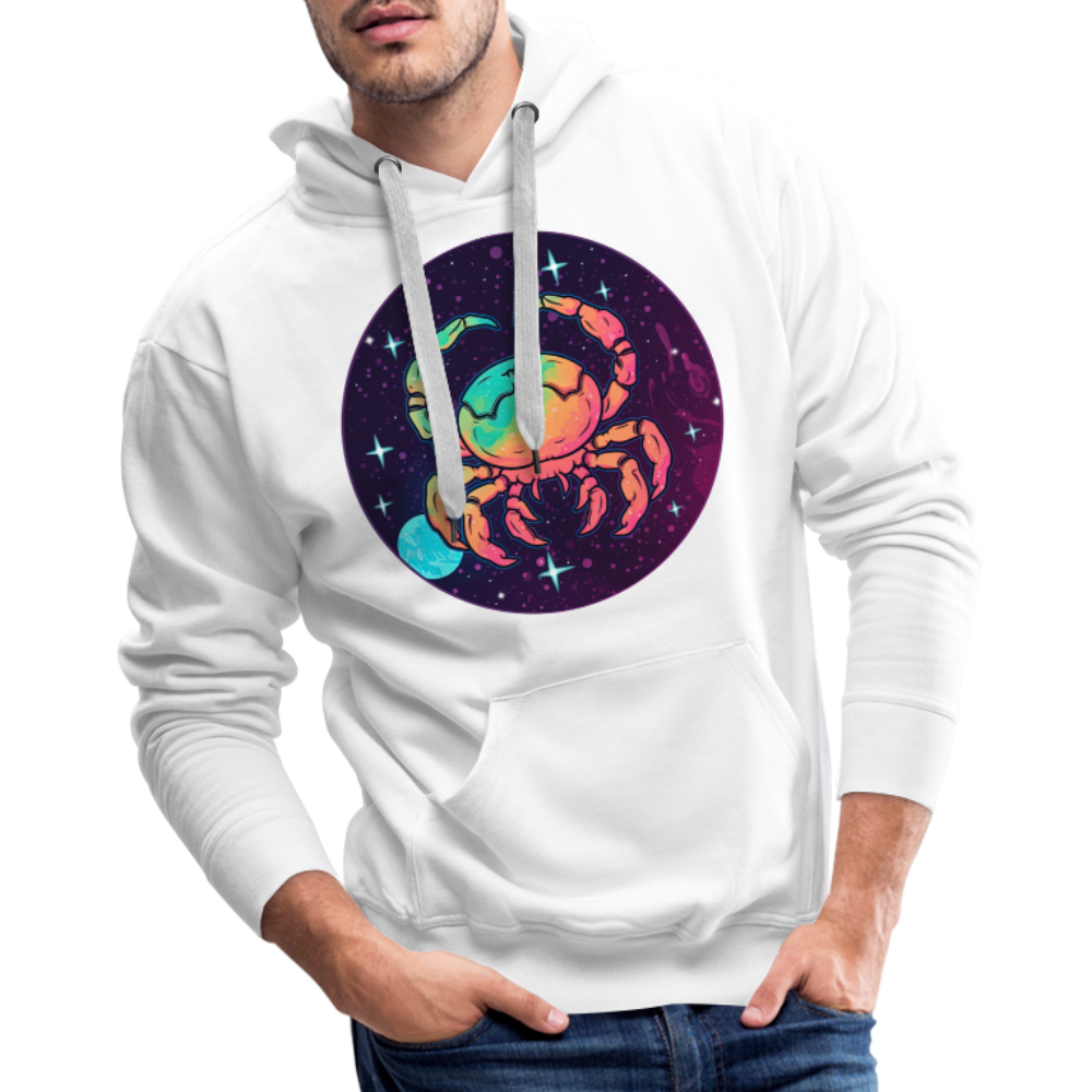 Men’s Mystic Cancer Premium Hoodie - white