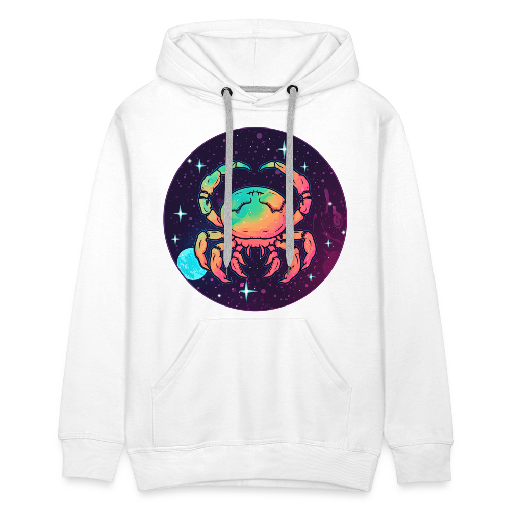 Men’s Mystic Cancer Premium Hoodie - white