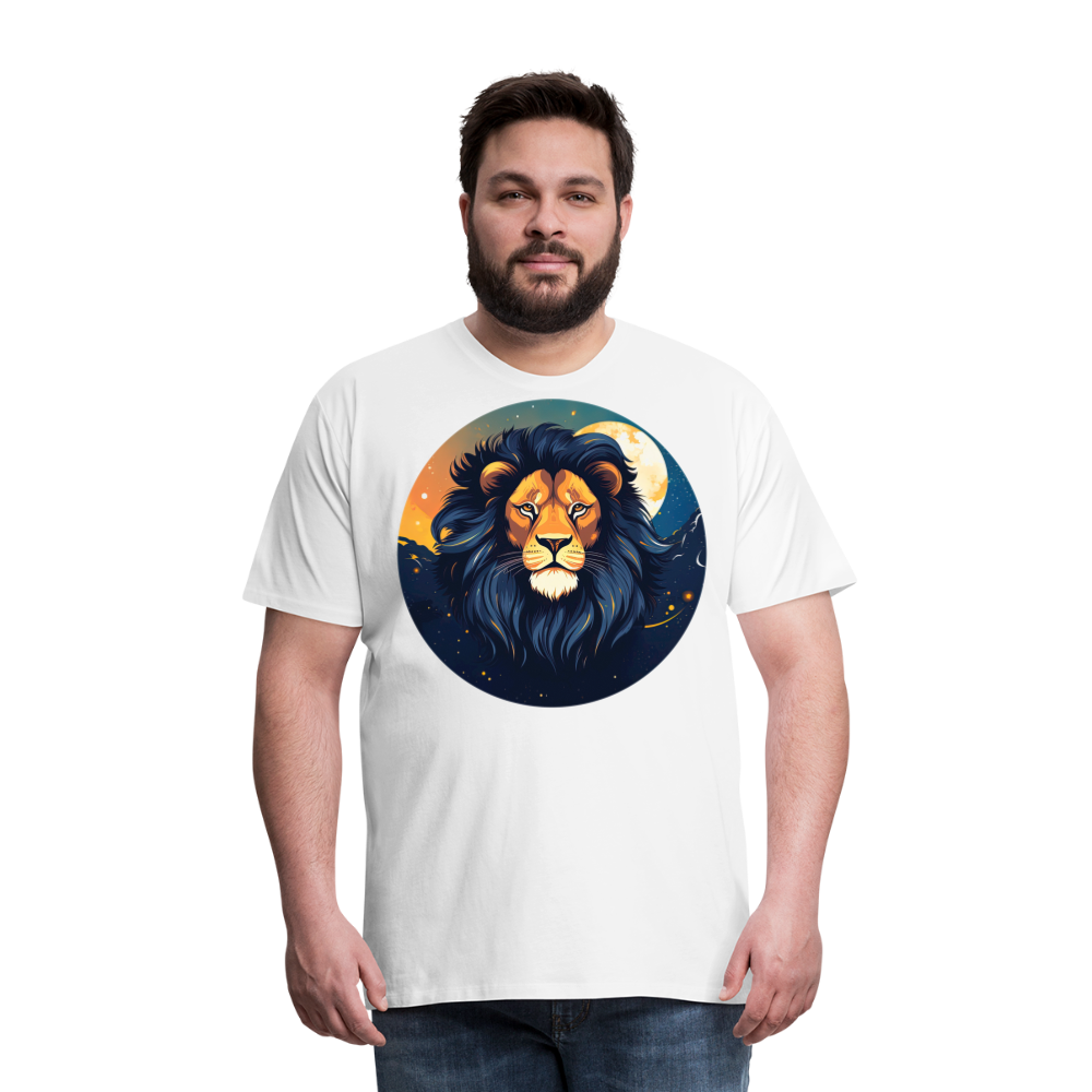 Men's Mystic Leo Premium T-Shirt - white