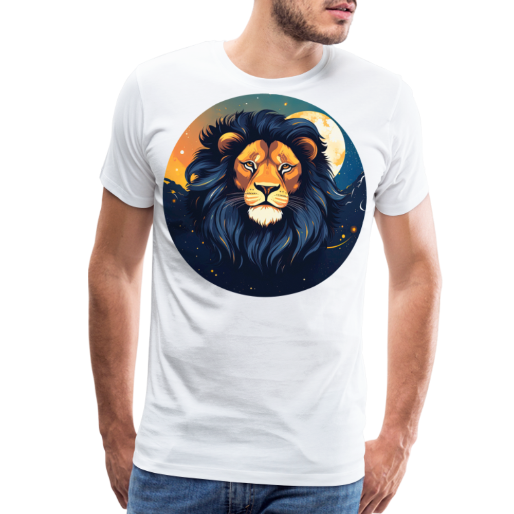 Men's Mystic Leo Premium T-Shirt - white