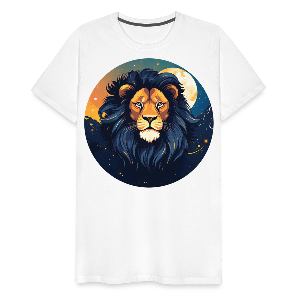 Men's Mystic Leo Premium T-Shirt - white