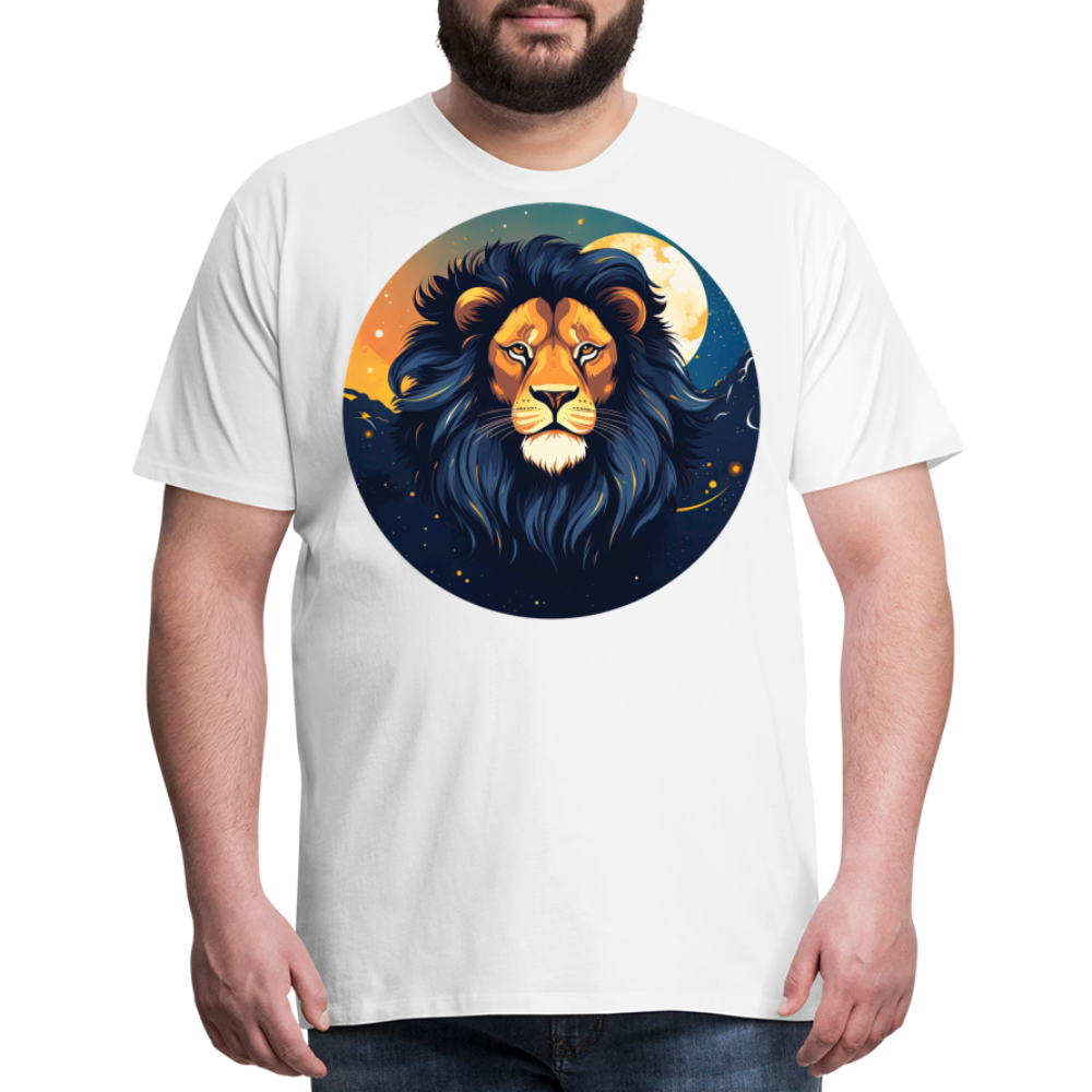 Men's Mystic Leo Premium T-Shirt - white