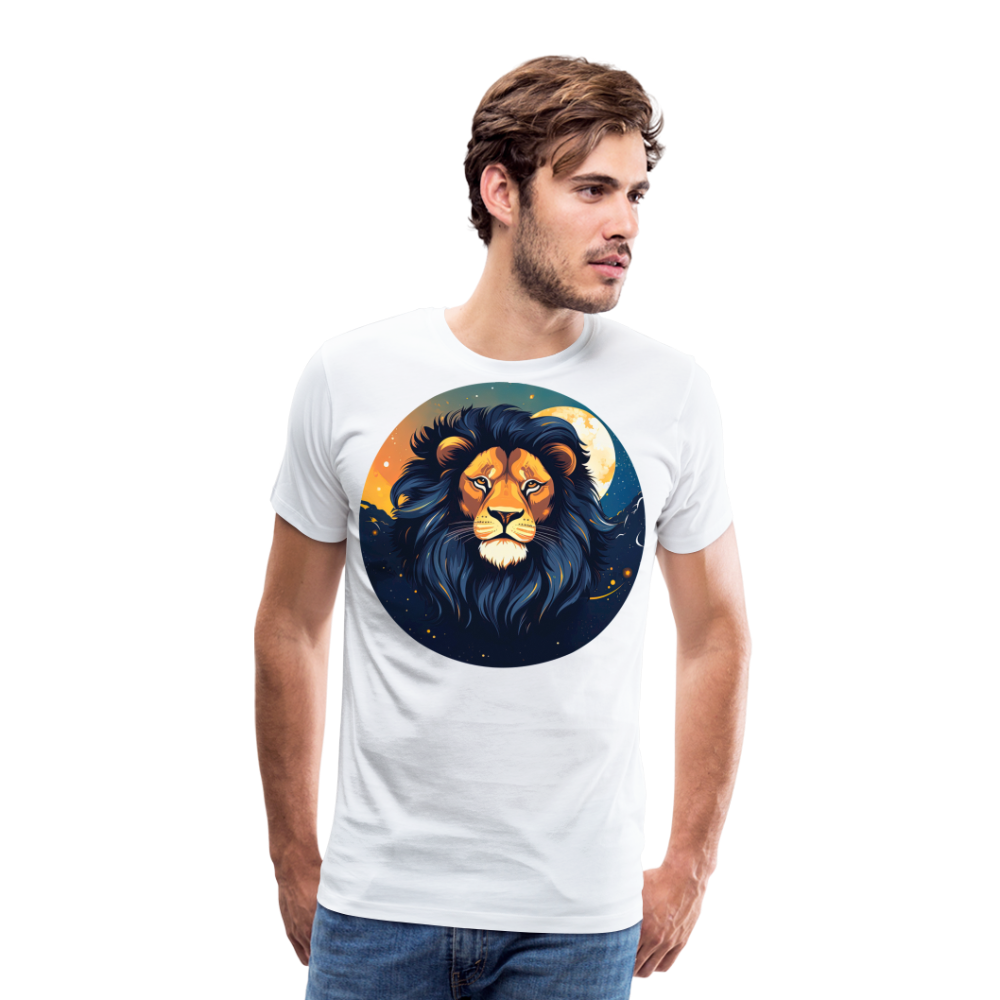 Men's Mystic Leo Premium T-Shirt - white