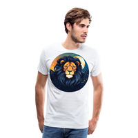 Thumbnail for Men's Mystic Leo Premium T-Shirt - white