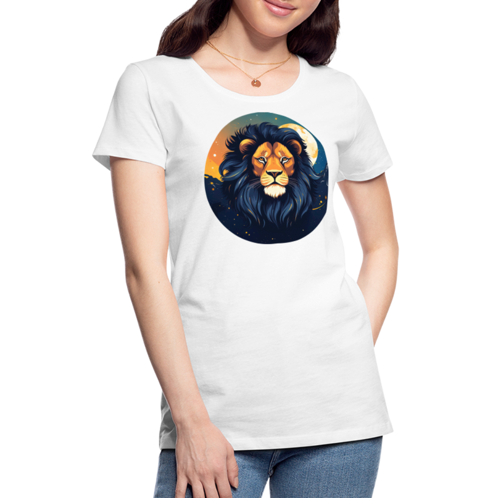 Women's Mystic Leo Premium T-Shirt - white