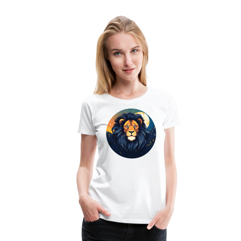 Women's Mystic Leo Premium T-Shirt - white