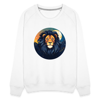 Thumbnail for Women’s Mystic Leo Premium Sweatshirt - white