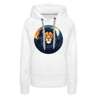 Thumbnail for Women’s Mystic Leo Premium Hoodie - white