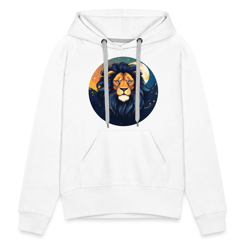 Women’s Mystic Leo Premium Hoodie - white