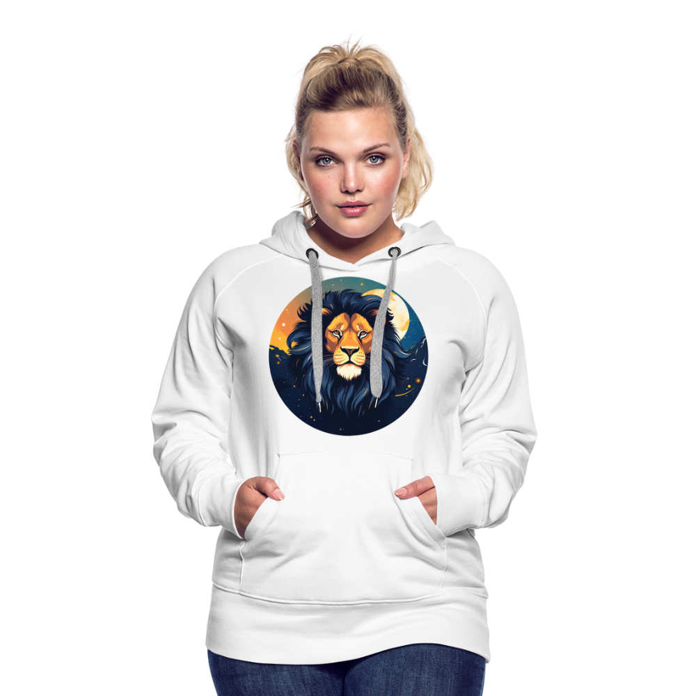 Women’s Mystic Leo Premium Hoodie - white