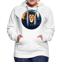 Thumbnail for Women’s Mystic Leo Premium Hoodie - white