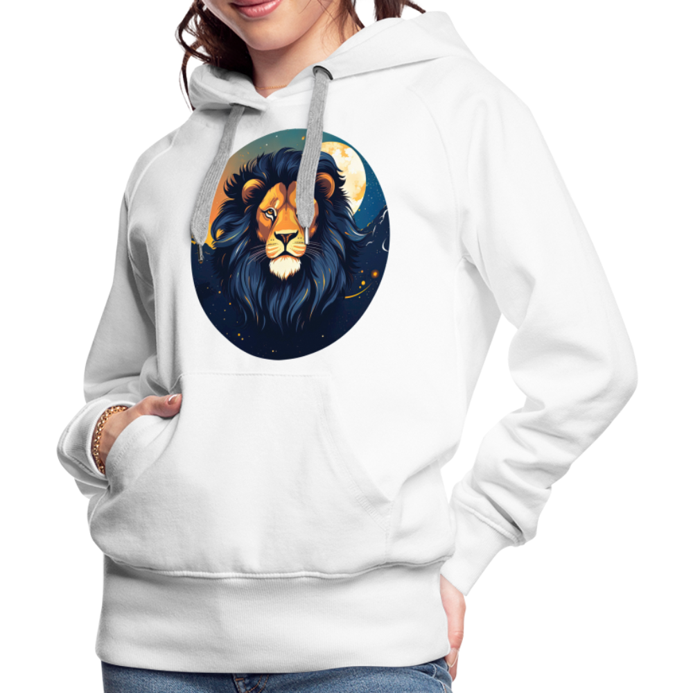 Women’s Mystic Leo Premium Hoodie - white