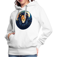 Thumbnail for Women’s Mystic Leo Premium Hoodie - white