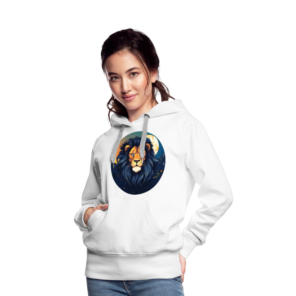 Women’s Mystic Leo Premium Hoodie - white