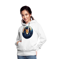 Thumbnail for Women’s Mystic Leo Premium Hoodie - white