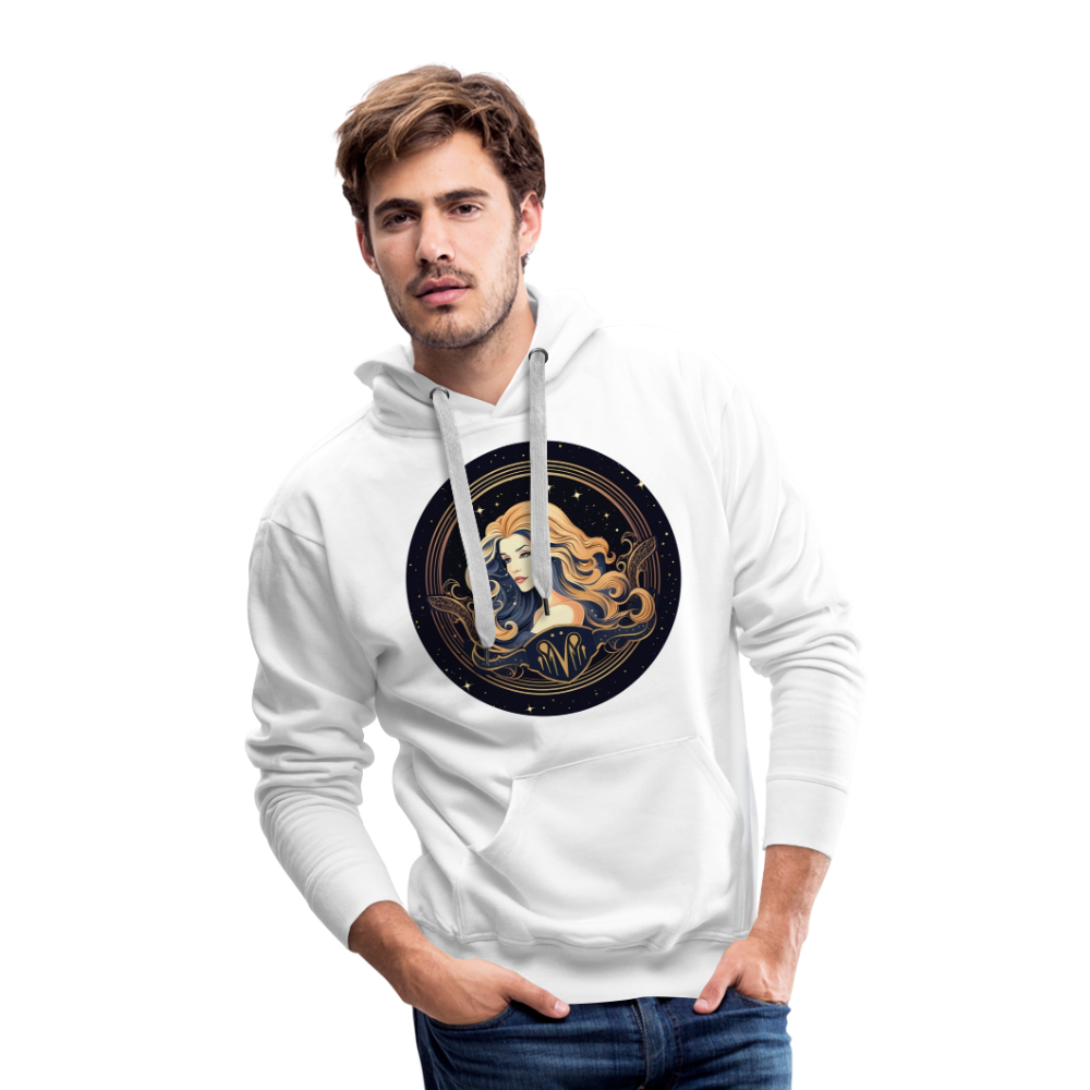 Men’s Mystic Virgo Premium Hoodie - white