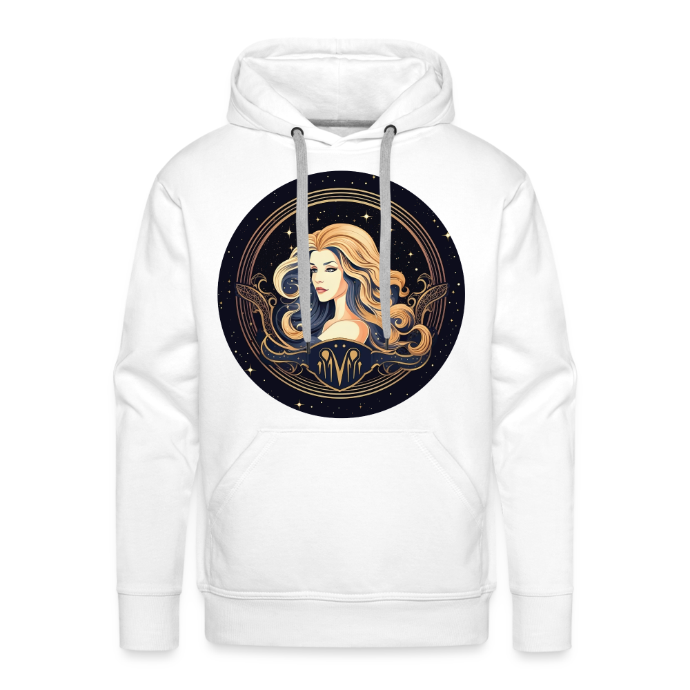 Men’s Mystic Virgo Premium Hoodie - white