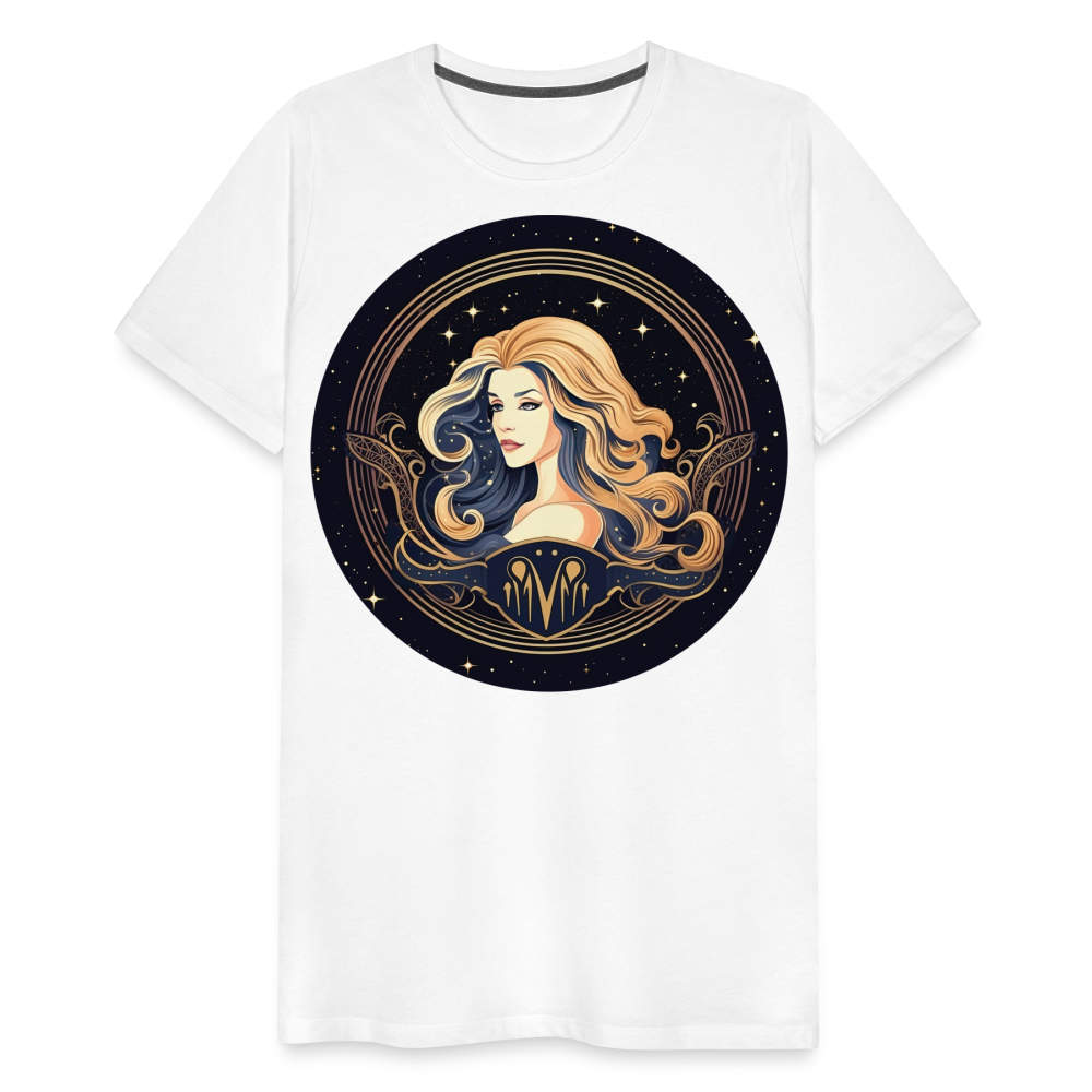 Men's Mystic Virgo Premium T-Shirt - white