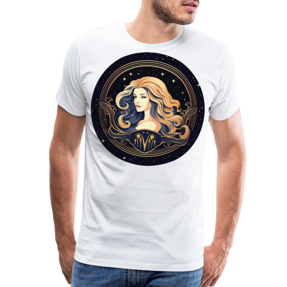 Men's Mystic Virgo Premium T-Shirt - white