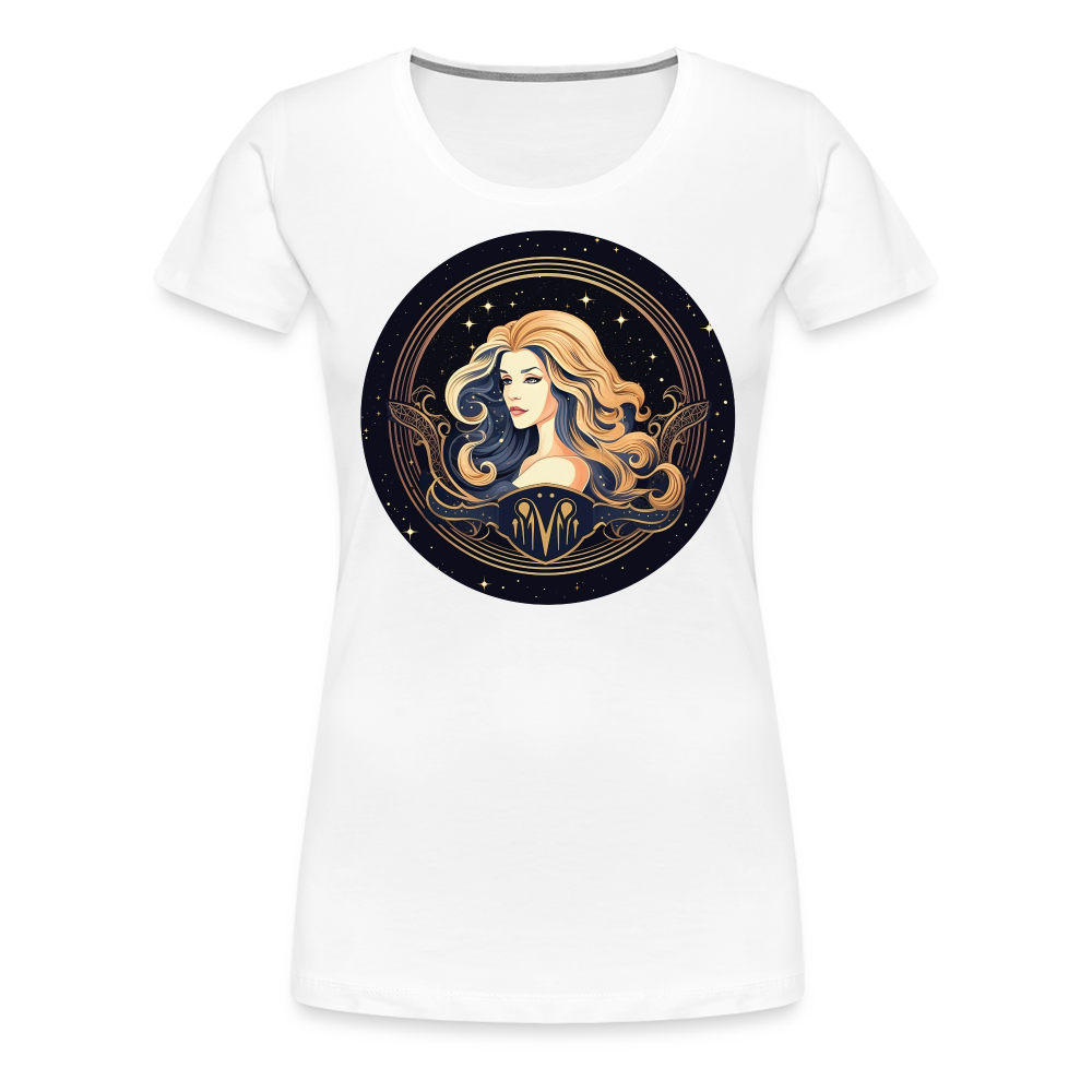 Women’s Mystic Virgo Premium T-Shirt - white