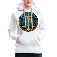 Thumbnail for Women’s Mystic Libra Premium Hoodie - white