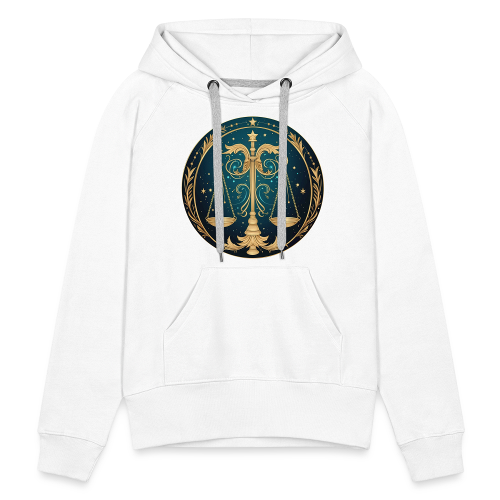 Women’s Mystic Libra Premium Hoodie - white